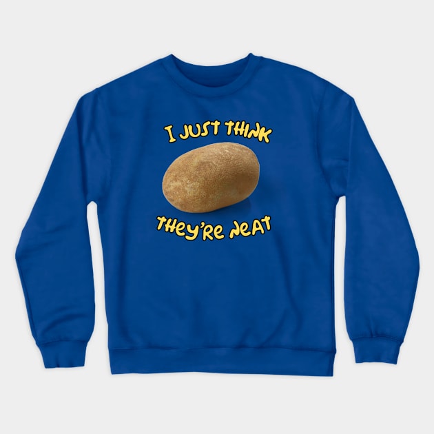 The Simpsons - Potatoes Crewneck Sweatshirt by Hanzolebot